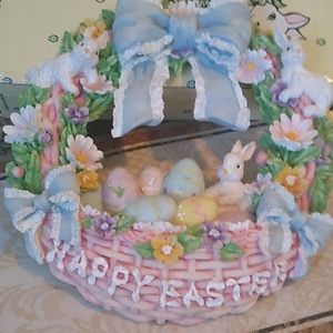 Hand painted Easter Wreath